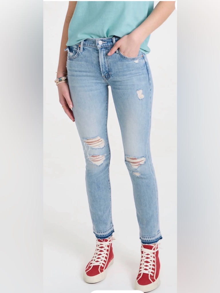 Mother Superior The Rascal Ankle Undone Distressed Size 25 Sample